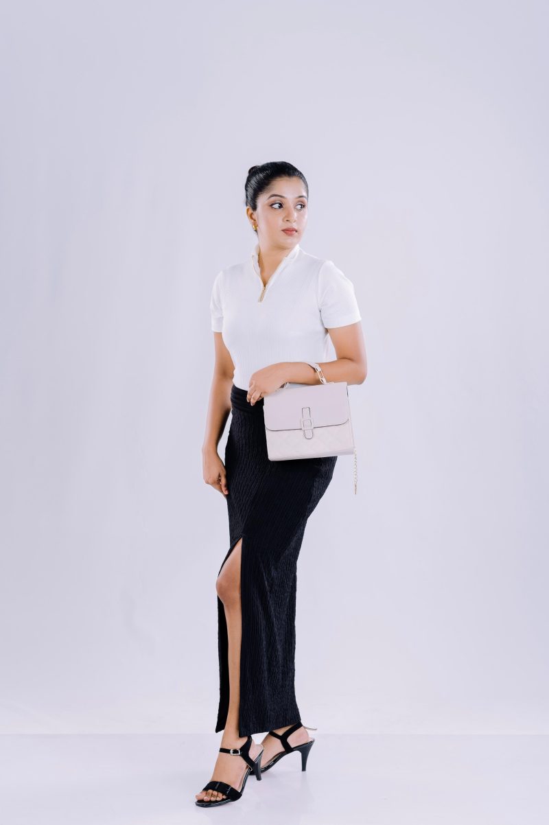 Zipper Front Ribbed Top