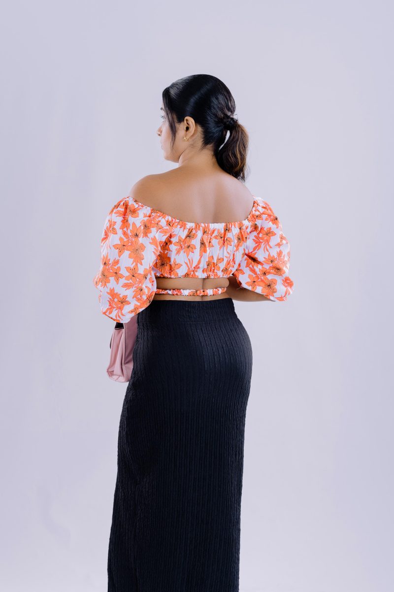Off shoulder floral top - Image 3