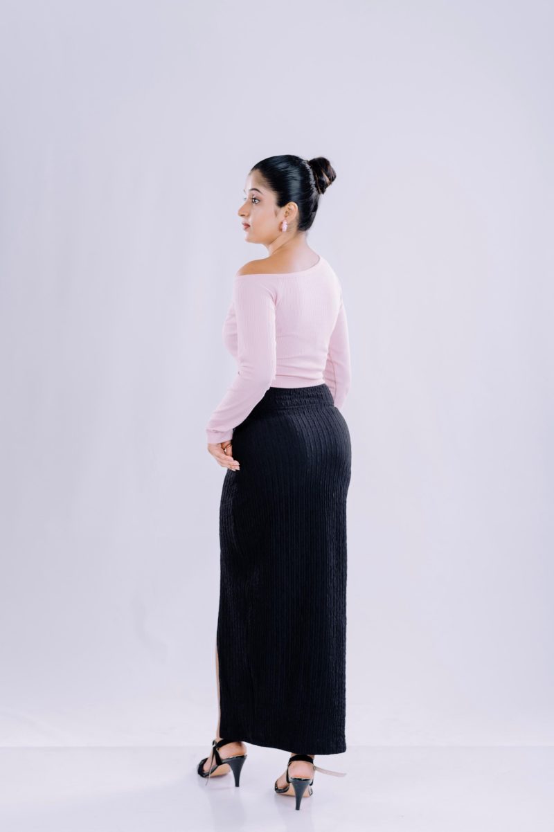 One Shoulder Ribbed Top - Image 6