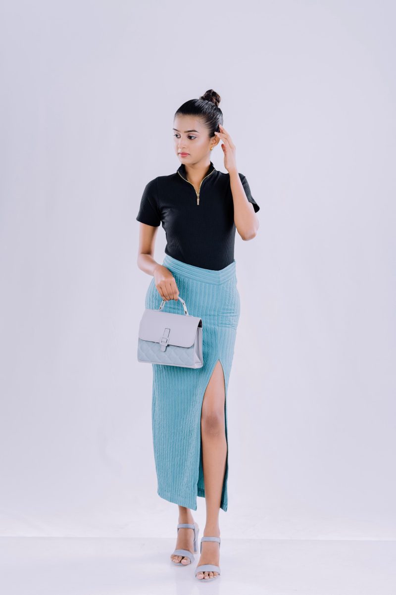 Knitted Midi Skirt - Image 2