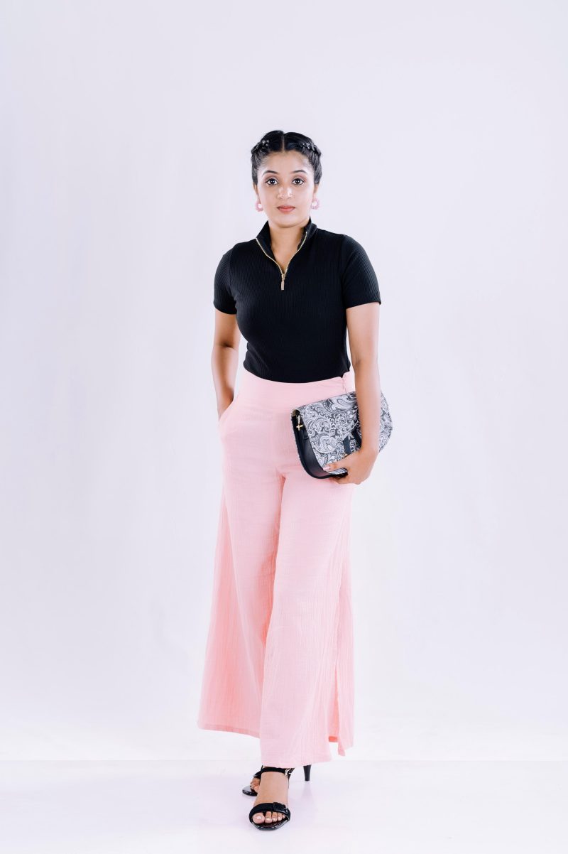 Wide leg side open pant - Image 2