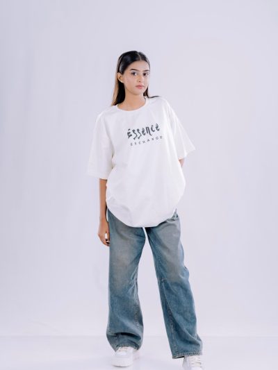 Oversized “Essence Exchange” T-Shirt